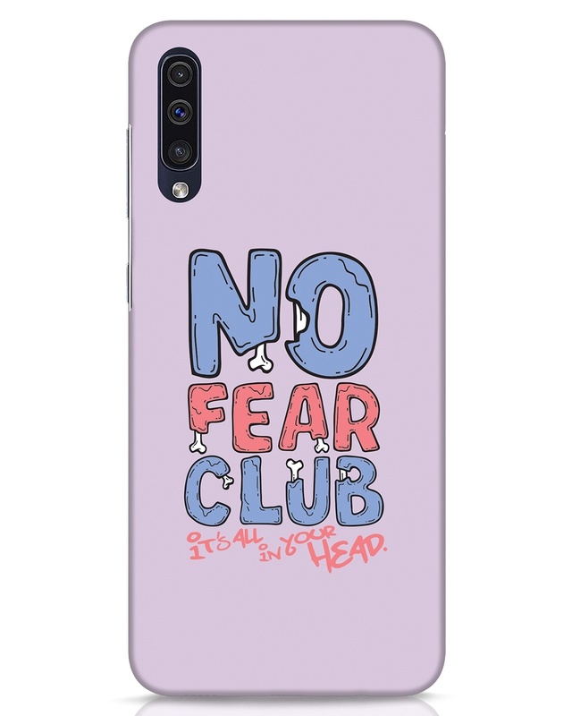 Shop No Fear Club Designer Hard Cover for Samsung Galaxy A50-Front