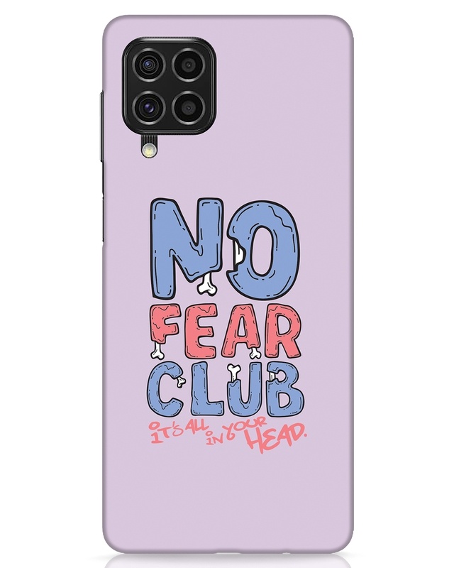 Shop No Fear Club Designer Hard Cover for Samsung Galaxy F62-Front