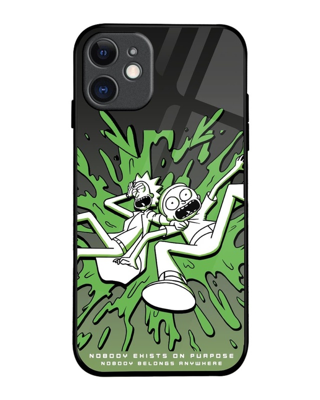 Shop Nobody Exists On Purpose Premium Glass Cover for Apple iPhone 11-Front