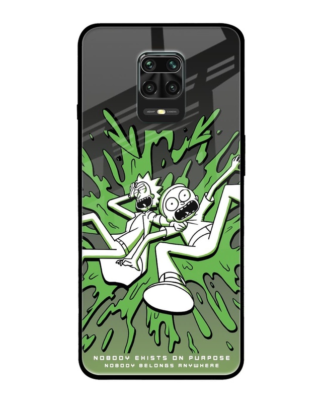 Shop Nobody Exists On Purpose Premium Glass Cover for Redmi Note 9 Pro Max-Front
