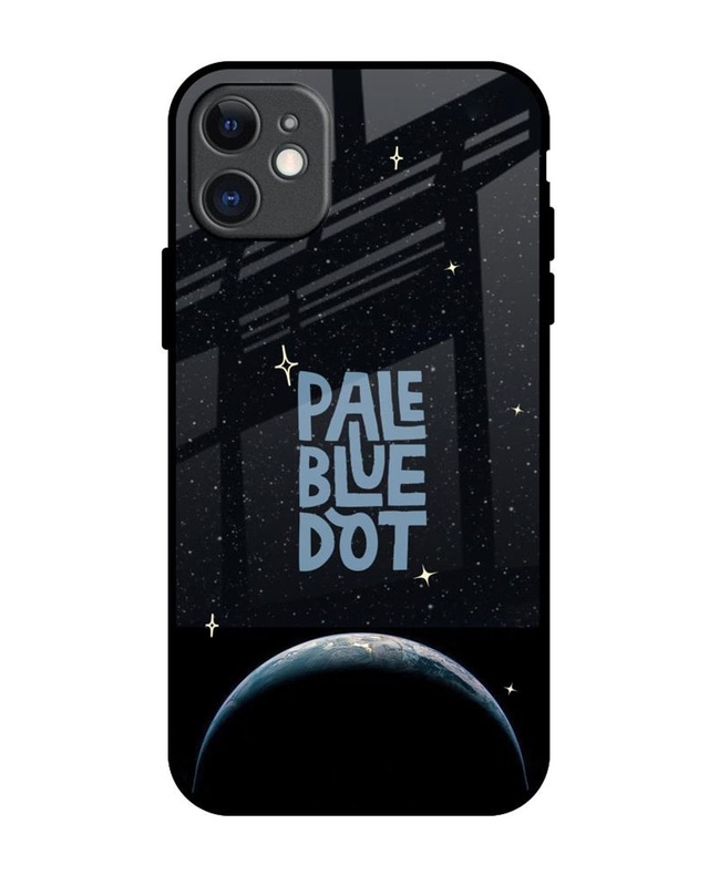 Shop Pale Blue Dot Premium Glass Cover for Apple iPhone 11-Front