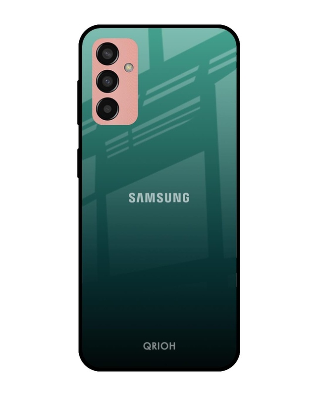 Shop Palm Green Premium Glass Cover for Samsung Galaxy F13 (Shock Proof, Scratch Resistant)-Front