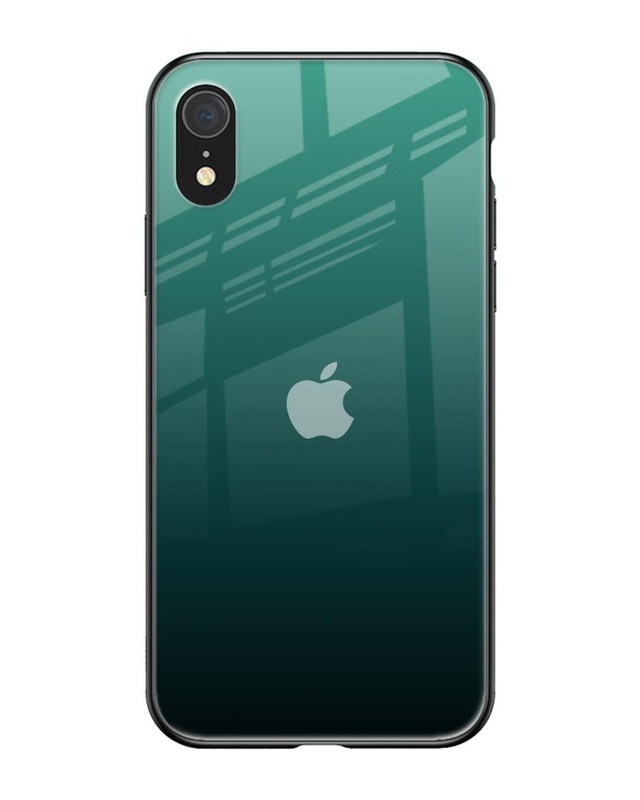 Shop Palm Green Premium Glass Case For Apple iPhone XR(Shock Proof, Scratch Resistant)-Front