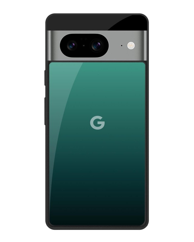 Palm Green Premium Glass Case For Google Pixel 8(Shock Proof, Scratch Resistant)