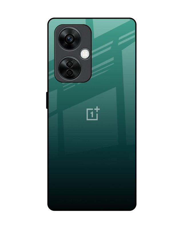 Shop Palm Green Premium Glass Case For OnePlus Nord CE 3 5G(Shock Proof, Scratch Resistant)-Front