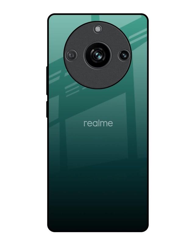 Shop Palm Green Premium Glass Case For Realme 11 Pro 5G(Shock Proof, Scratch Resistant)-Front