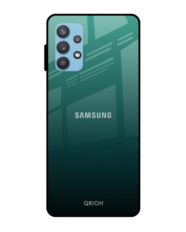 Shop Palm Green Premium Glass Cover For  A72(Impact Resistant, Matte Finish)-Front