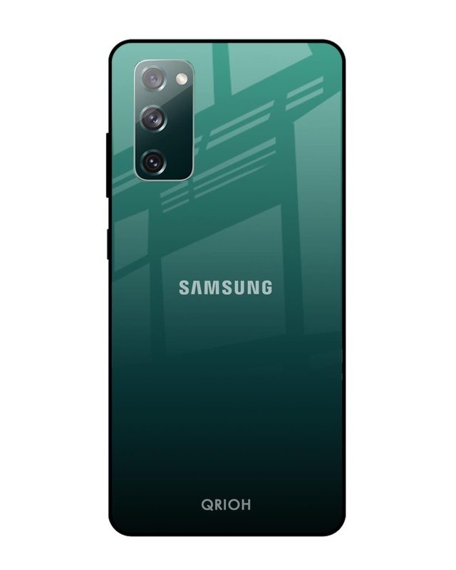 Shop Palm Green Premium Glass Cover For Samsung Galaxy S20 FE(Impact Resistant, Matte Finish)-Front