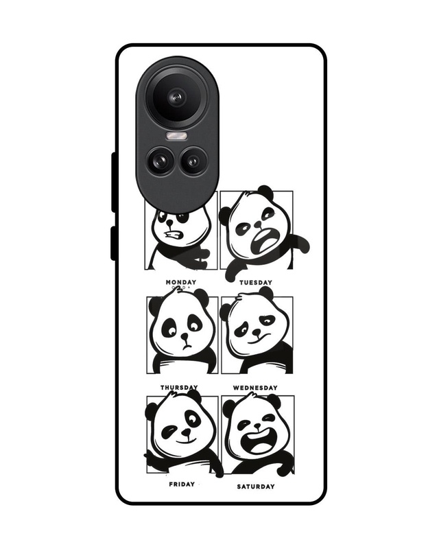 Panda Mood Premium Glass Cover for Oppo Reno10 Pro 5G