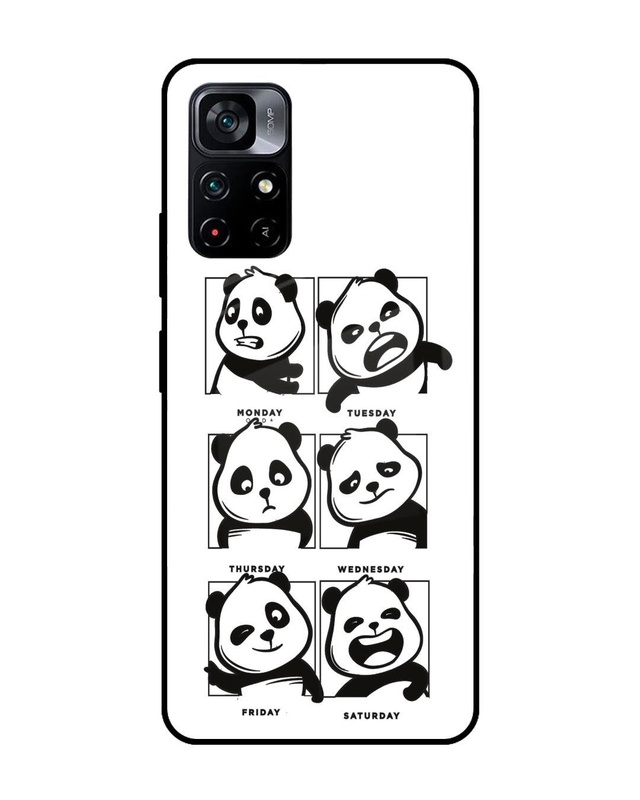 Panda Mood Premium Glass Cover for Poco M4 Pro 5G