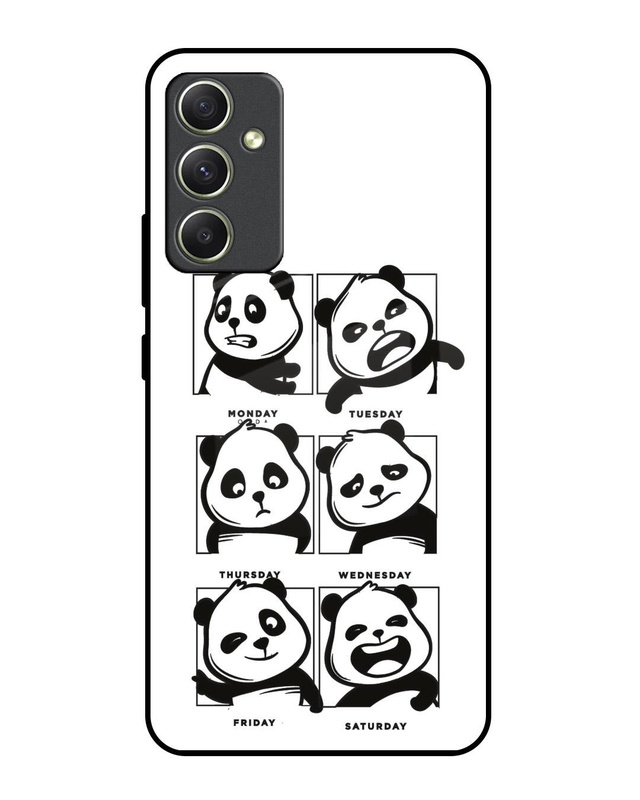 Panda Mood Premium Glass Cover for Samsung Galaxy A34 5G