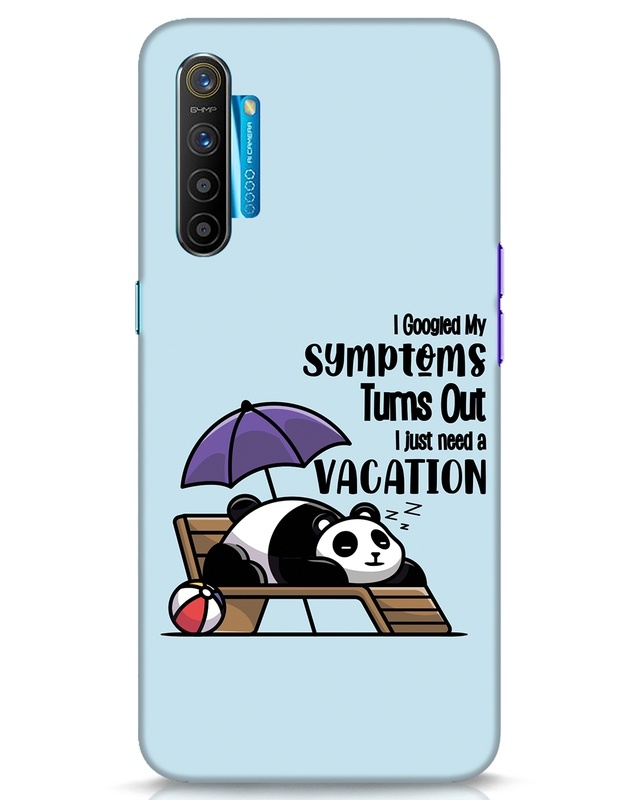 Shop Panda Needs Vacation Designer Hard Cover for Realme XT-Front
