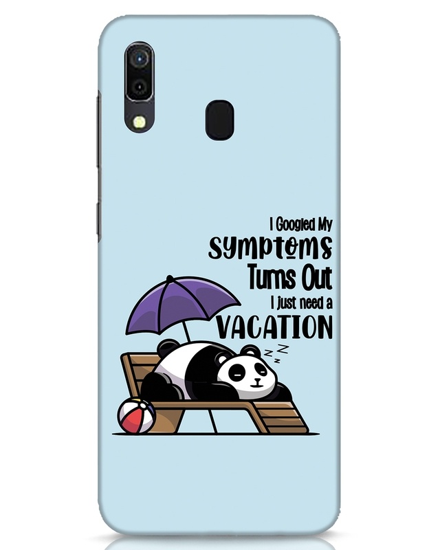 Shop Panda Needs Vacation Designer Hard Cover for Samsung Galaxy A30-Front