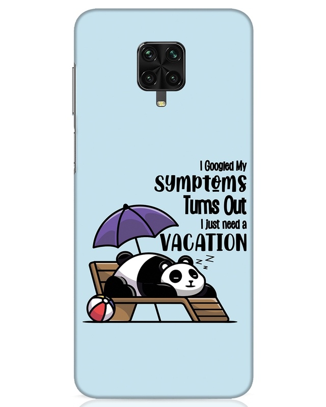 Shop Panda Needs Vacation Designer Hard Cover for Xiaomi Poco M2 pro-Front