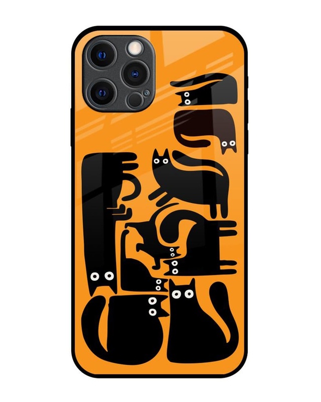 Shop Paw Jigsaw Premium Glass Cover for Apple iPhone 12 Pro Max-Front
