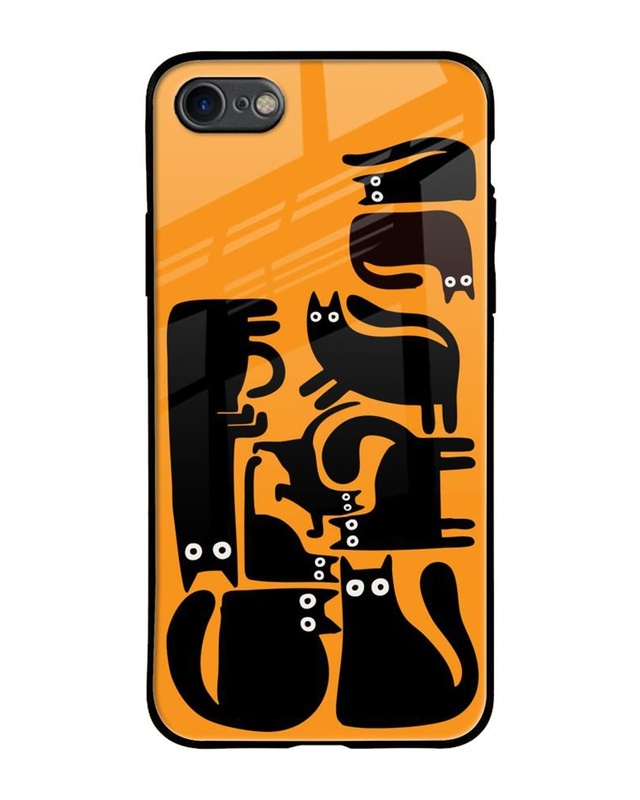 Paw Jigsaw Premium Glass Cover for Apple iPhone 8