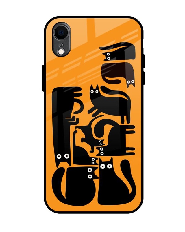 Shop Paw Jigsaw Premium Glass Cover for Apple iPhone XR-Front