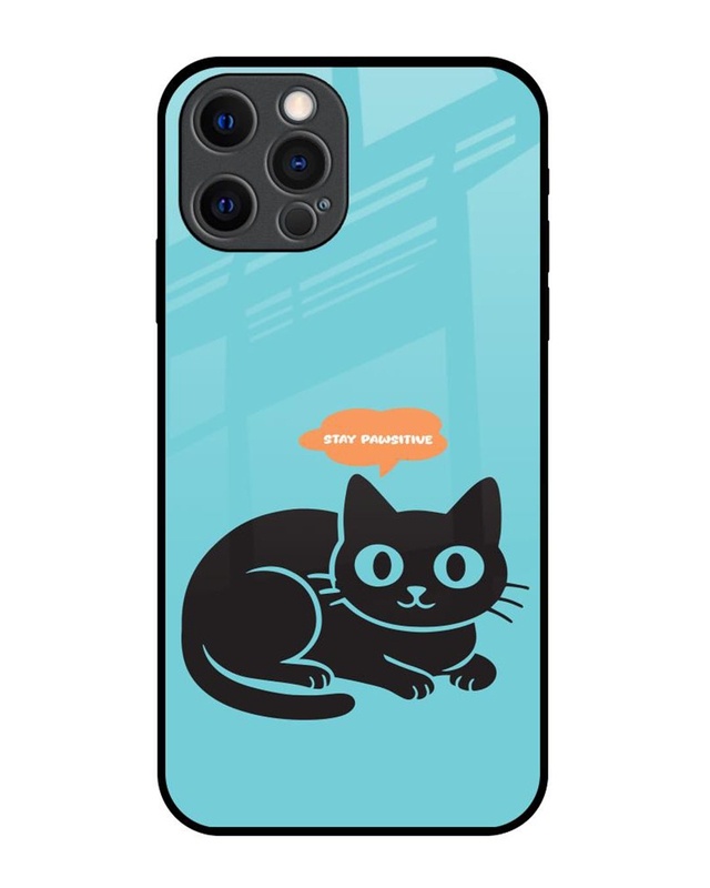 Pawsitive Premium Glass Cover for Apple iPhone 12 Pro-Front Bewakoof Shop Pawsitive Premium Glass Cover for Apple iPhone 12 Pro-Front