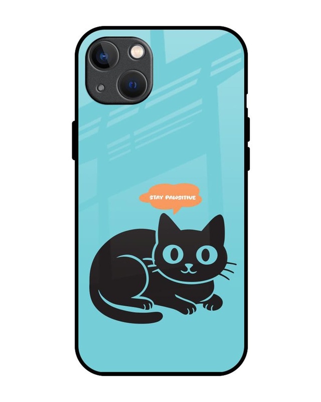 Shop Pawsitive Premium Glass Cover for Apple iPhone 13-Front