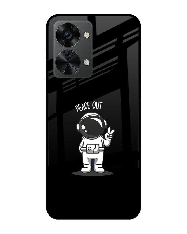 Shop Peace Out Astro Premium Glass Case for OnePlus Nord 2T 5G (Shock Proof, Scratch Resistant)-Front