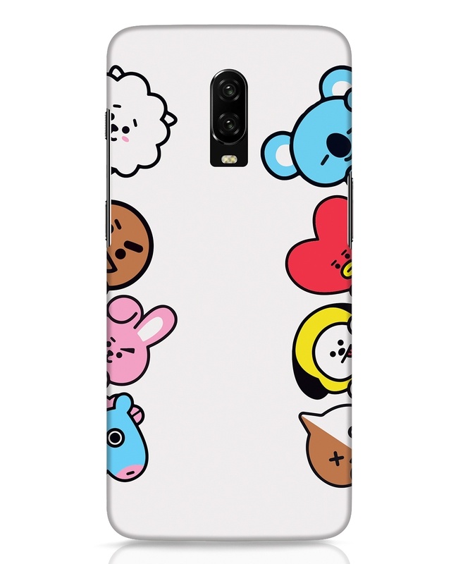 Shop Peeking Army Designer Hard Cover for OnePlus 6T-Front