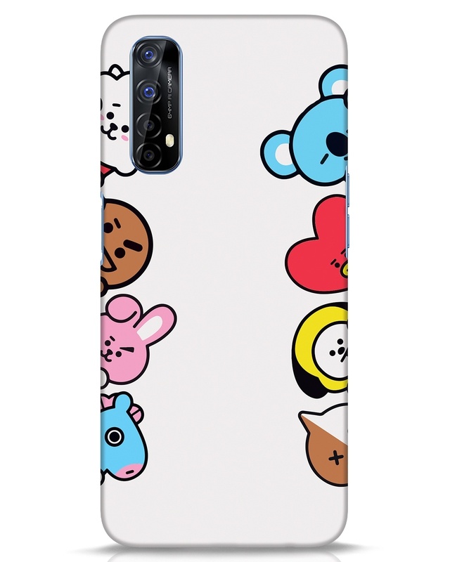 Shop Peeking Army Designer Hard Cover for Realme 7-Front