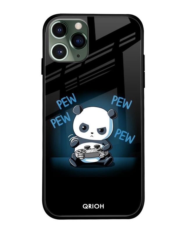 Shop Pew Pew Premium Glass Case for Apple iPhone 11 Pro Max (Shock Proof, Scratch Resistant)-Front