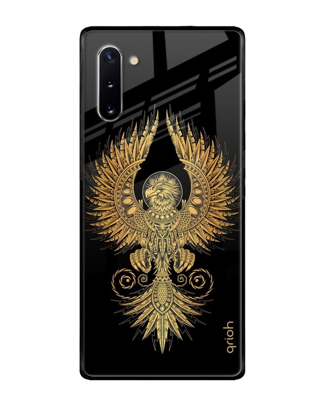 Shop Phoenix Art Printed Premium Glass Cover For Samsung Galaxy Note 10(Impact Resistant, Matte Finish)-Front