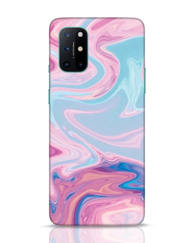 Shop Pink Marble Texture Designer Hard Cover for OnePlus 8T-Front