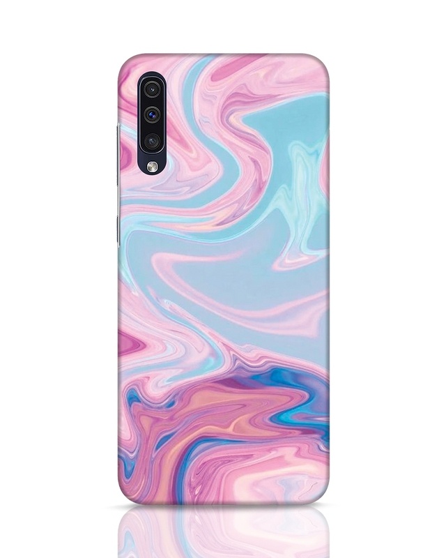 Shop Pink Marble Texture Designer Hard Cover for Samsung Galaxy A50-Front
