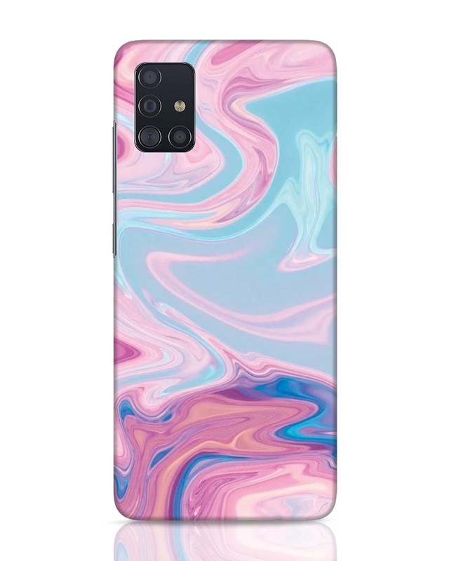 Shop Pink Marble Texture Designer Hard Cover for Samsung Galaxy A51-Front