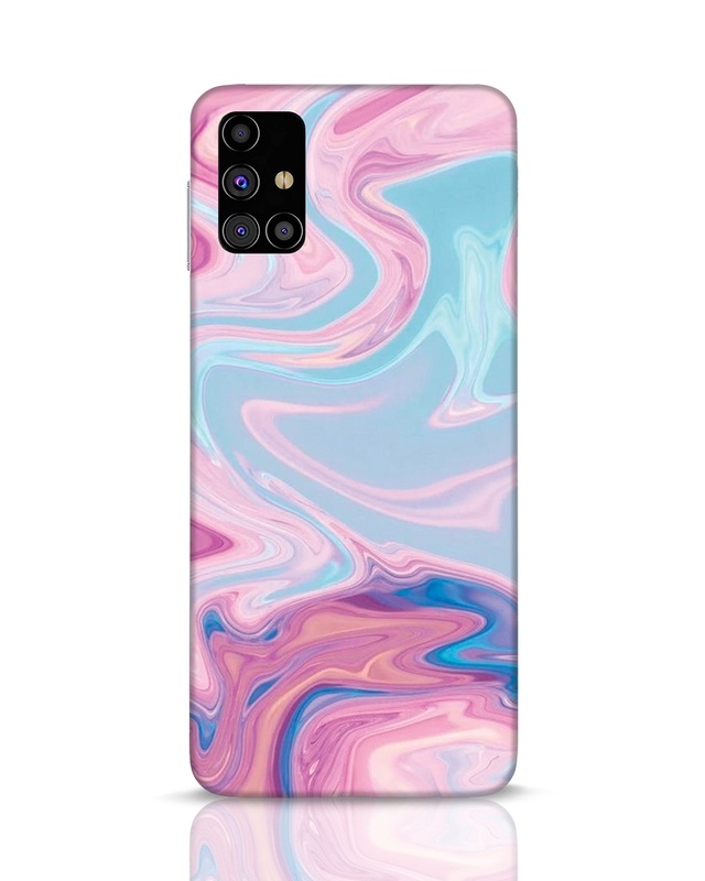 Shop Pink Marble Texture Designer Hard Cover for Samsung Galaxy M31s-Front