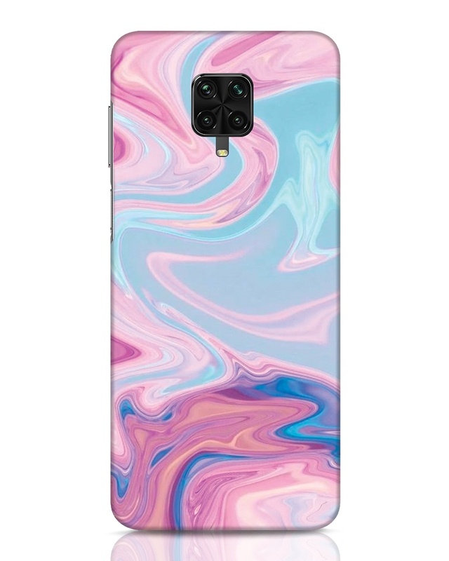 Shop Pink Marble Texture Designer Hard Cover for Xiaomi Poco M2 pro-Front