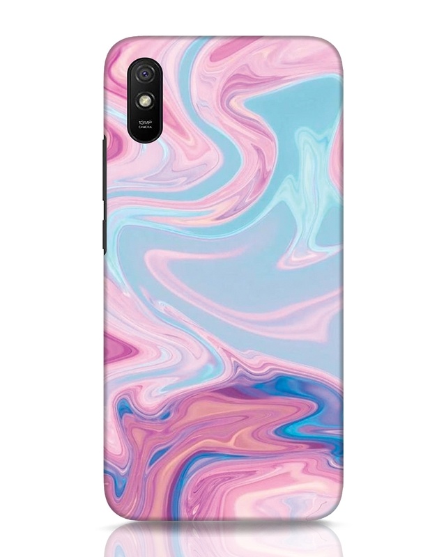 Shop Pink Marble Texture Designer Hard Cover for Xiaomi Redmi 9A-Front