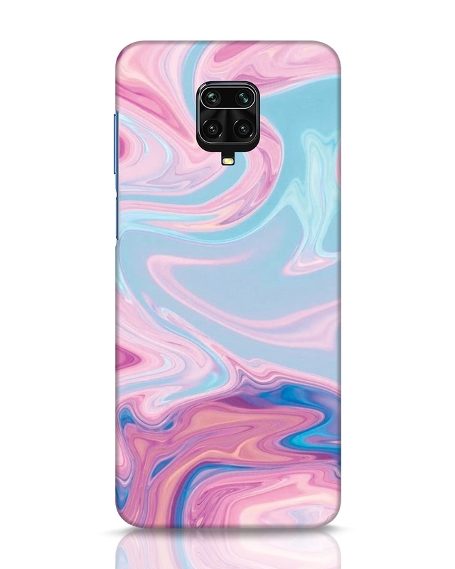 Shop Pink Marble Texture Designer Hard Cover for Xiaomi Redmi Note 9 Pro Max-Front