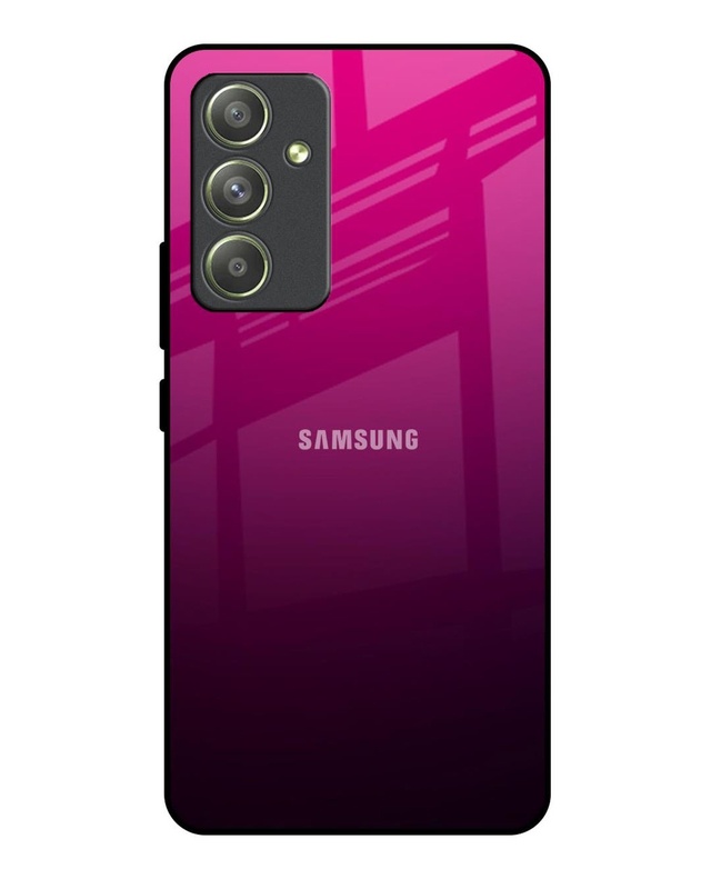Shop Pink Ombre Pattern Premium Glass Case for Samsung Galaxy A54 5G(Shock Proof, Scratch Resistant)-Front