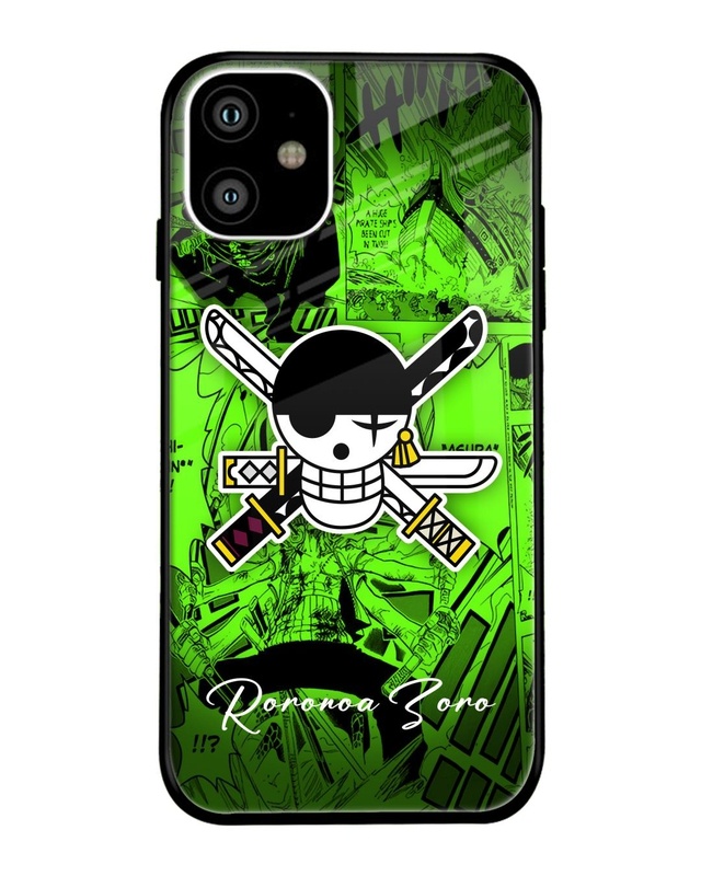Shop Pirate Skull Premium Glass Case for Apple iPhone 11 (Shock Proof, Scratch Resistant)-Front