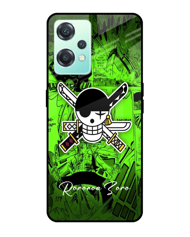 Shop Pirate Skull Premium Glass Case for OnePlus Nord CE 2 Lite 5G (Shock Proof, Scratch Resistant)-Front