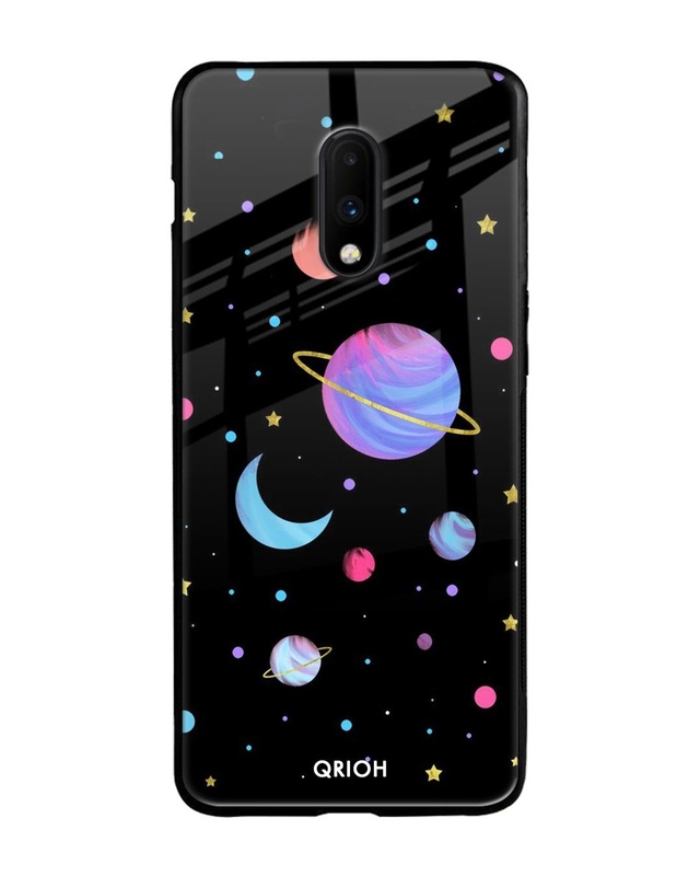 Shop Planet Play Printed Premium Glass Cover For OnePlus 7 (Impact Resistant, Matte Finish)-Front