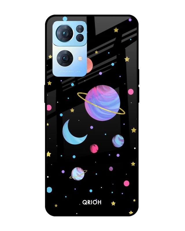 Shop Planet Play Printed Premium Glass Cover For Oppo Reno7 Pro 5G (Impact Resistant, Matte Finish)-Front