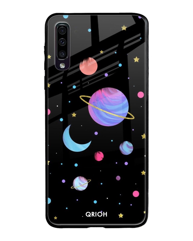 Shop Planet Play Printed Premium Glass Cover For Samsung Galaxy A70(Impact Resistant, Matte Finish)-Front
