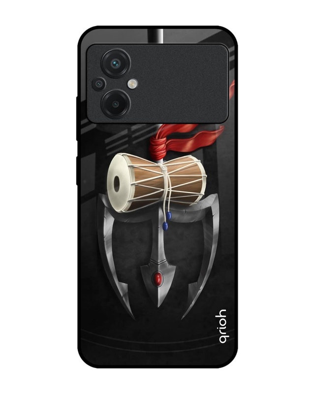 Shop Power Of Lord Printed Premium Glass Case For Poco M5 (Shock Proof,Scratch Resistant)-Front