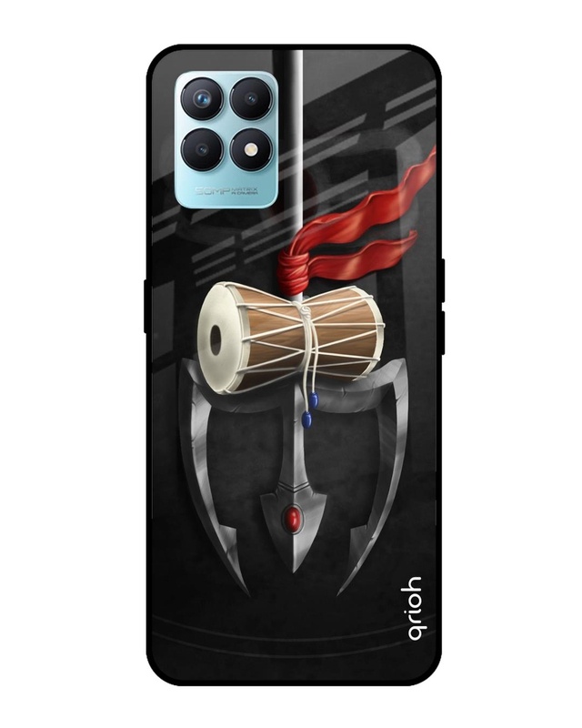 Shop Power Of Lord Printed Premium Glass Cover For Realme Narzo 50 (Shock Proof , Light weight)-Front