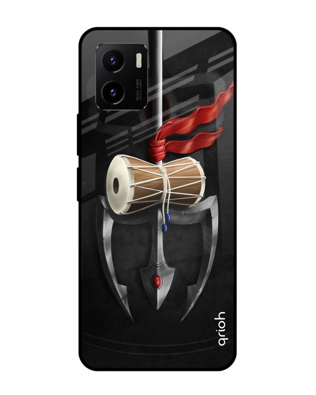 Shop Power Of Lord Printed Premium Glass Cover For Vivo Y15s (Shock Proof, Lightweight)-Front