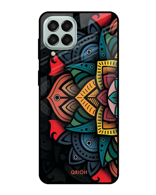 Shop Printed Premium Glass Cover For  M33 5G(Impact Resistant, Matte Finish)-Front
