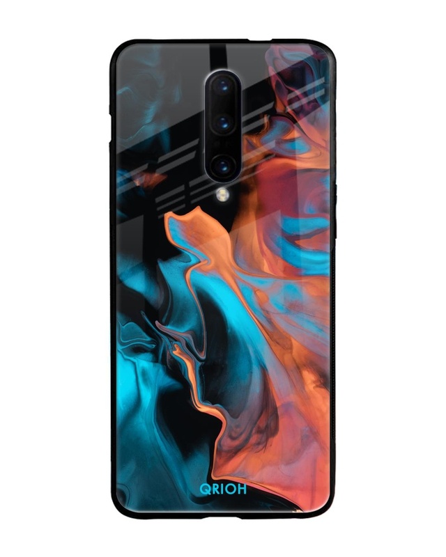 Shop Printed Premium Glass Cover For OnePlus 7 Pro (Impact Resistant, Matte Finish)-Front