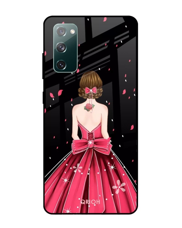 Shop Printed Premium Glass Cover For Samsung Galaxy S20 FE(Impact Resistant, Matte Finish)-Front
