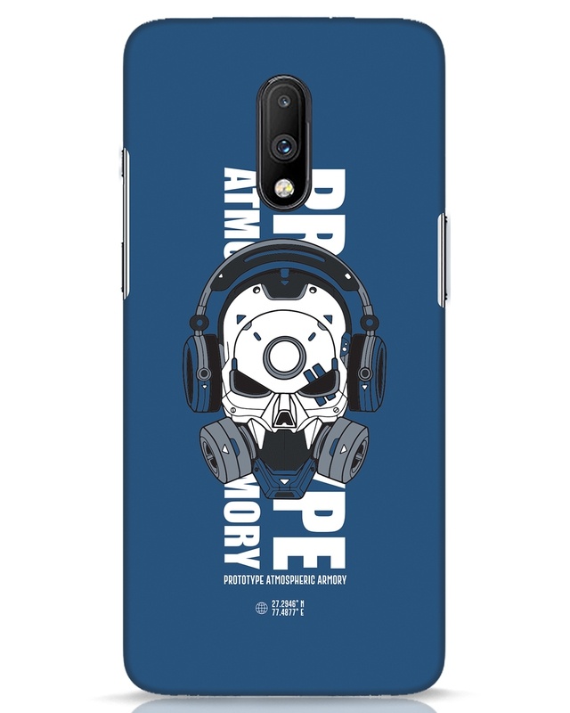 Shop Proto Mask Designer Hard Cover for OnePlus 7-Front