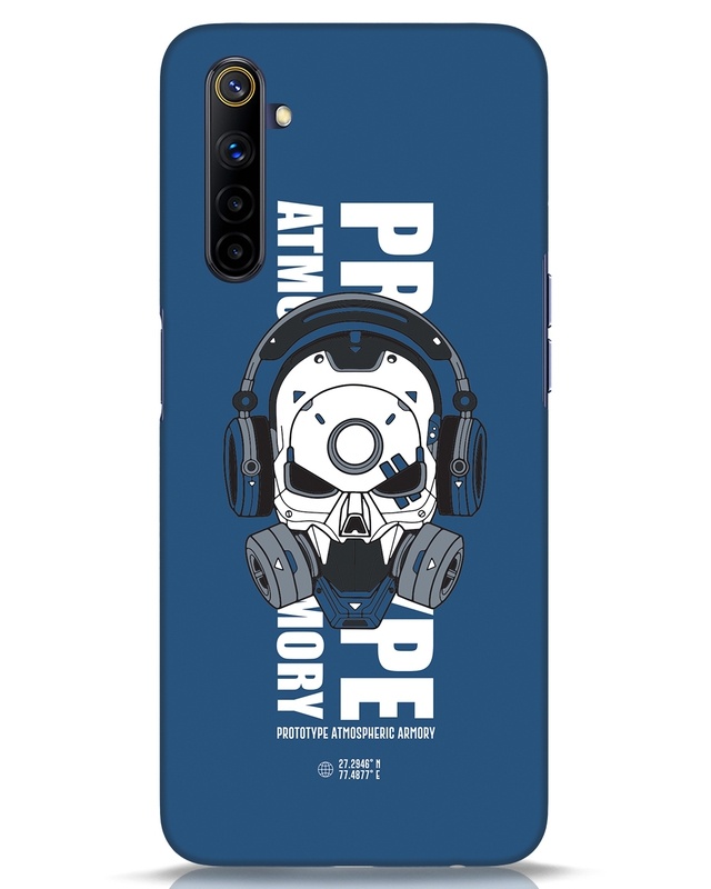 Shop Proto Mask Designer Hard Cover for Realme 6i-Front