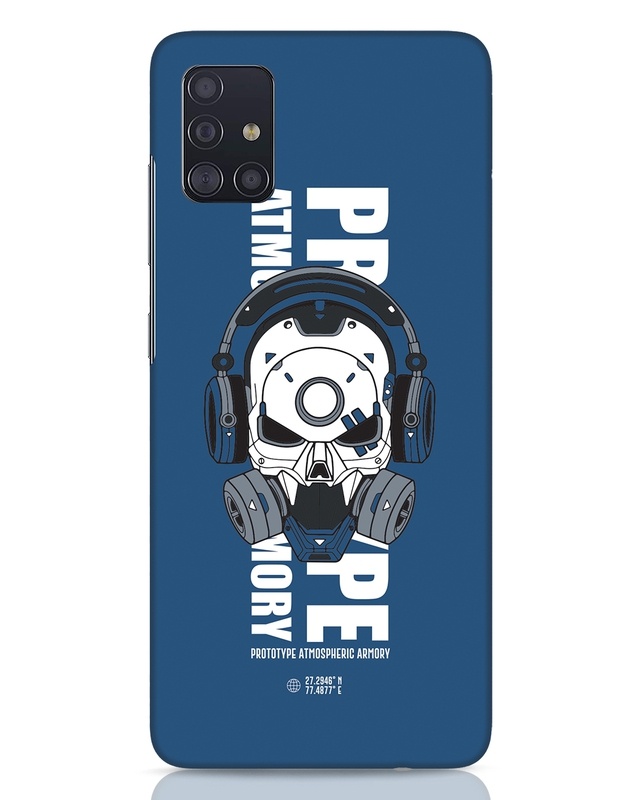 Shop Proto Mask Designer Hard Cover for Samsung Galaxy A51-Front